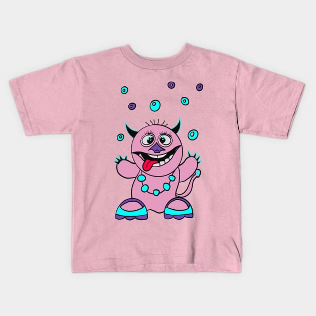 Monster Kids T-Shirt by ArtKsenia